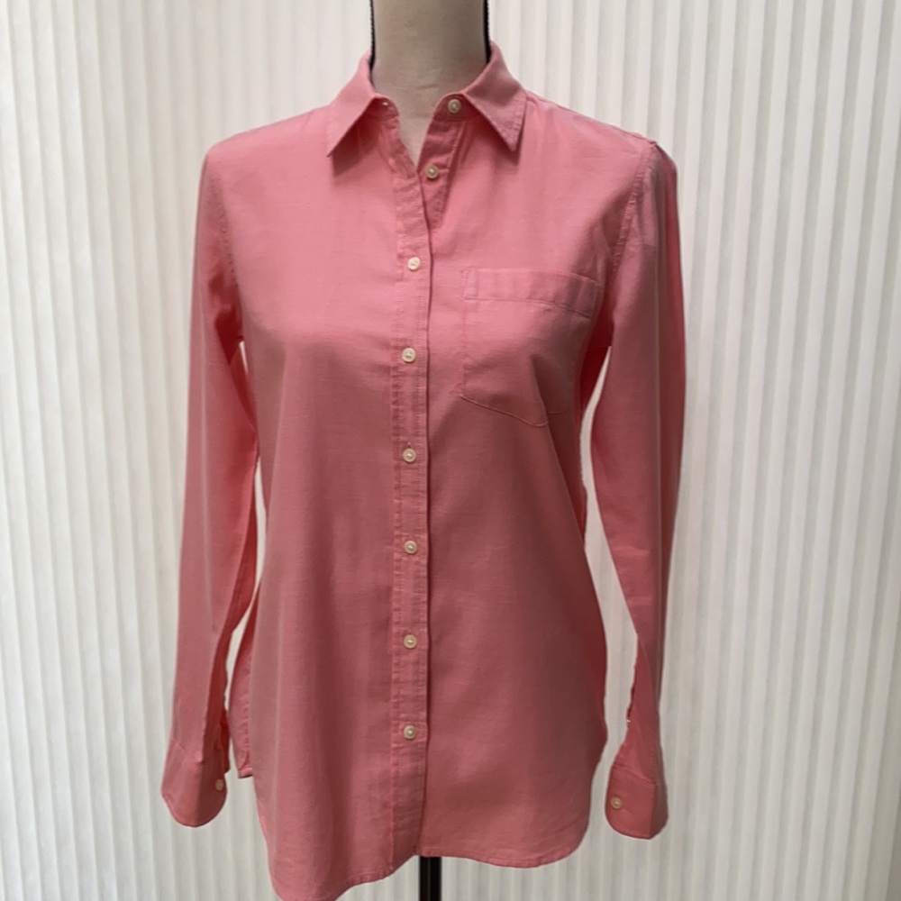 - Banana Republic Dillon Oxford shirt - coral capri XS -NEW